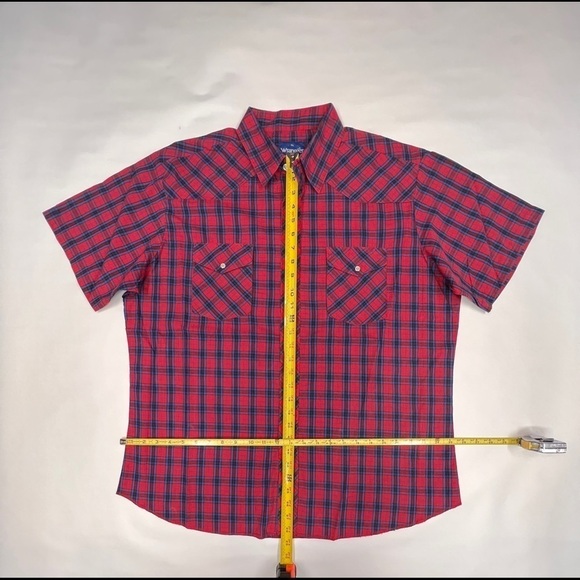 WRANGLER XL WESTERN SHIRT SHORT SLEEVE - Picture 2 of 3